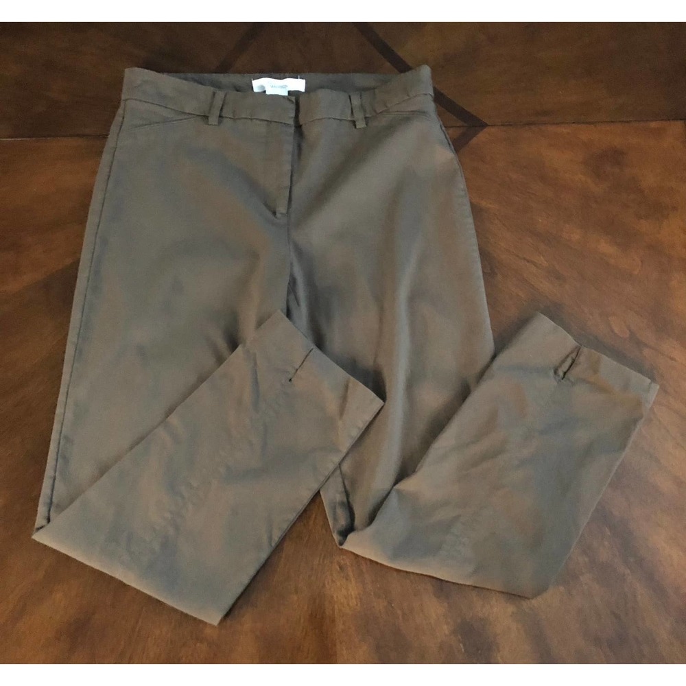89th & Madison Brown Work Pants - Women's 10
